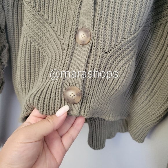 Jonathan Simkhai Adelline Directional Rib Knit Cardigan - Picture 4 of 8